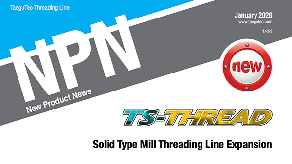 TaeguTec TS-THREAD Solid-Type Thread Mill