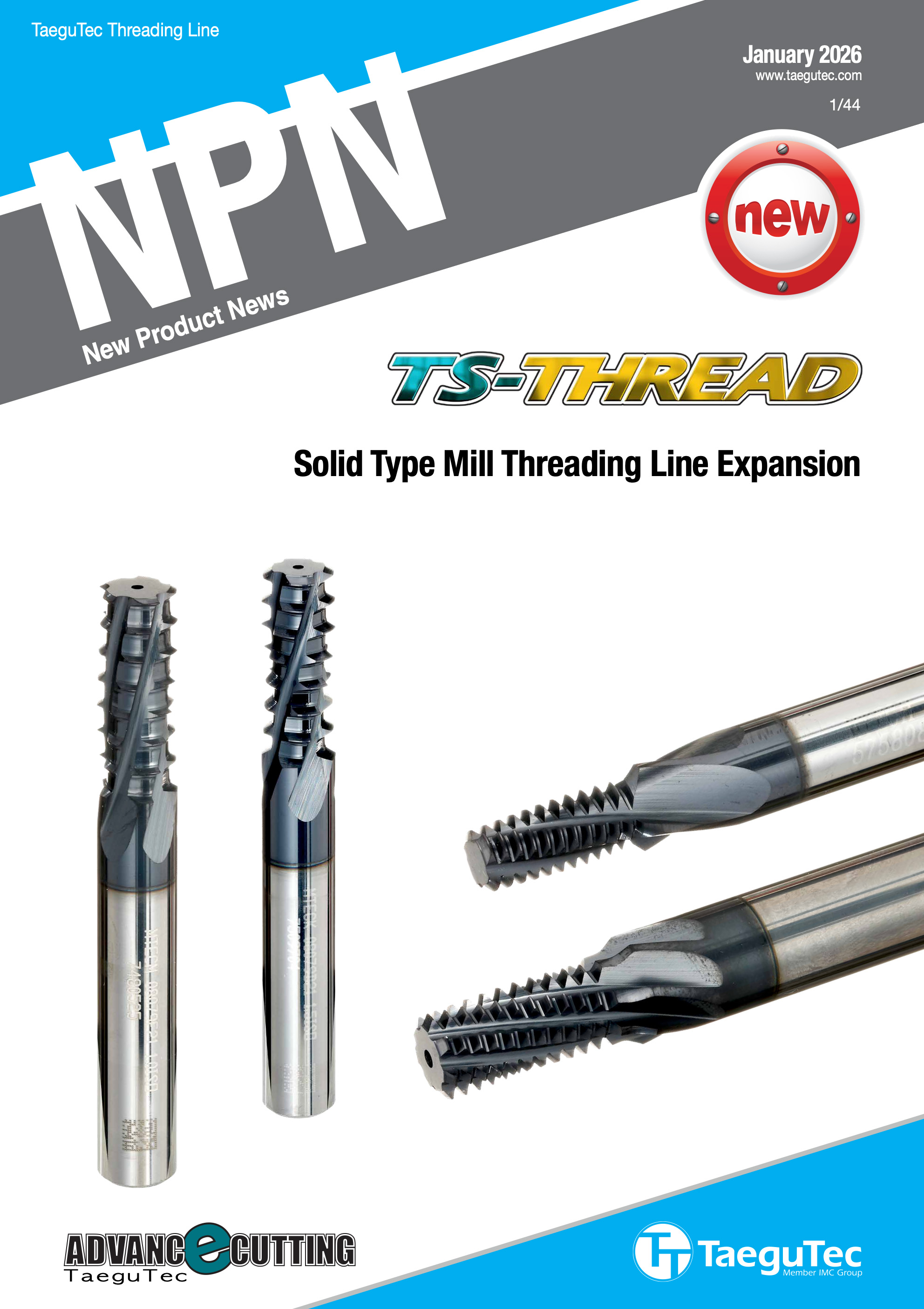 TaeguTec TS-THREAD product brochure preview
